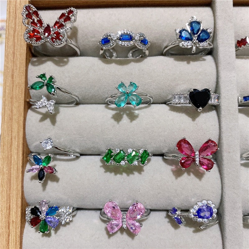 Colorful Adjustable Rings- Live Picks
