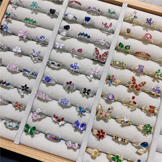 Colorful Adjustable Rings- Live Picks