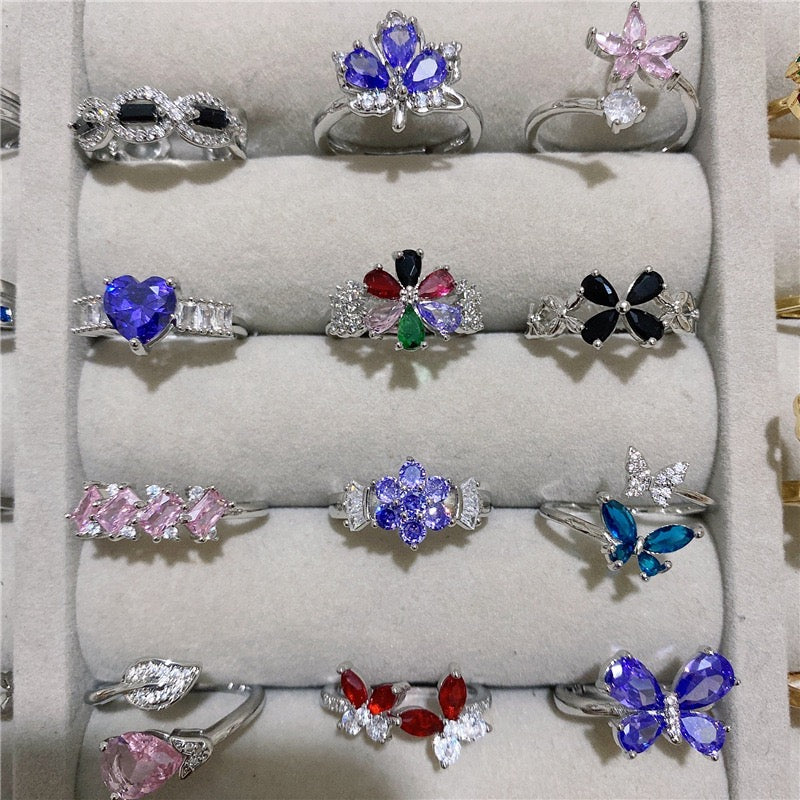 Colorful Adjustable Rings- Live Picks
