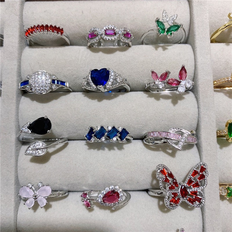 Colorful Adjustable Rings- Live Picks